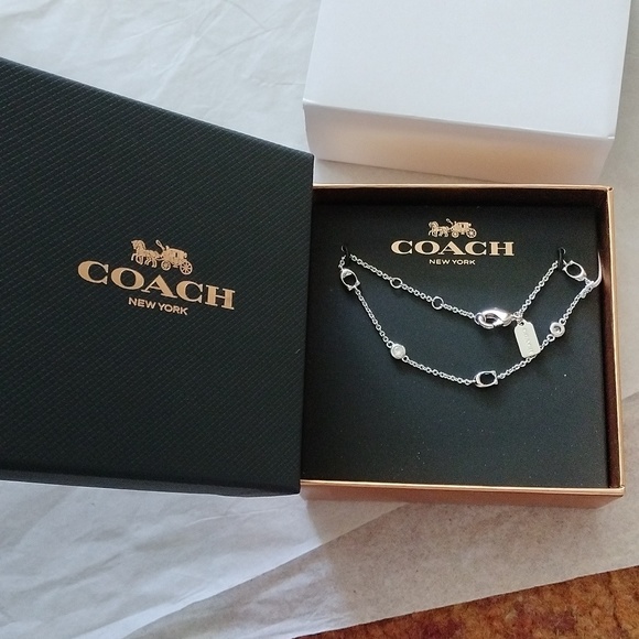 Coach F37672 Signature Chain Delicate Bracelet, Silver SV - Picture 4 of 7